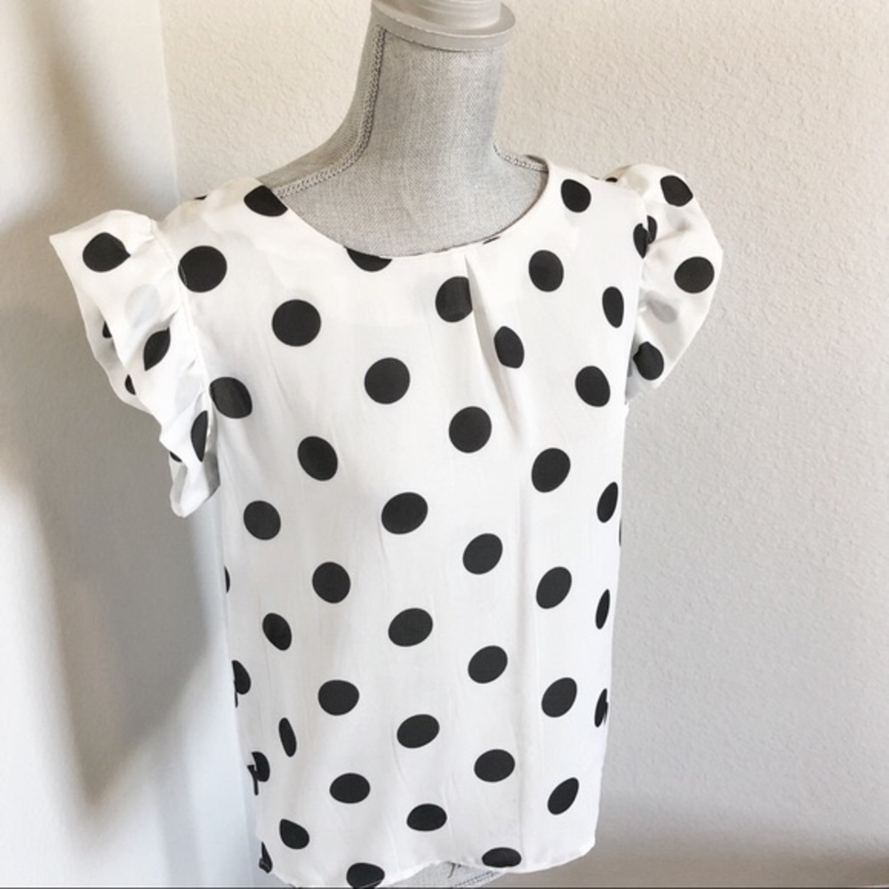 🖤Polka Dot Blouse